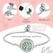 MTLEE 46 Pieces Essential Oil Diffuser Necklace & Bracelet Set for Women - Adjustable Aromatherapy Jewelry with Refill Pads (Love Style) - Vibrant Color - Buy Online on GoSupps.com