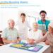 SOFWO Fidget Blanket for Adults with Dementia - Therapy Aid for Seniors with Alzheimer's in Light Blue - Buy Online on GoSupps.com