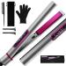 Hair Straightener and Curler 2 in 1,Keasen Professional Flat Iron for Hair Styling,Negative Ion Tourmaline Ceramic Titanium Straightening Curling Iron for All Hair Types,15S Fast Heating,LCD (Gray)