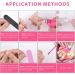 MORGLES 500 Pcs Clear Nail Tips Set with Glue and Tools - Acrylic Coffin Nail Extensions, Nail Clipper, Files, Cuticle Pusher - Fake Nails Kit - Buy Online on GoSupps.com