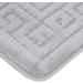 Non-Slip Greek Style Bathing Mat Set | EDS 2-Part Bathing Meter | Includes 50x80 cm Mat & 50x40 cm Toilet Rack in Gray - Ideal for Safe & Stylish Bathrooms - Buy Online on GoSupps.com
