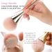 KAAGEE 2Pcs Nail Dust & Acrylic Brush Set - Makeup & Nail Art Tools - Gold+Black - Buy Online on GoSupps.com