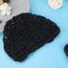 Etercycle 2-Piece Black Mesh Crochet Hair Net Snoods - Soft Rayon Knit Crochet Hair Cover for Women - Buy Online on GoSupps.com