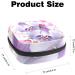 Menstruation Pad Bag with Zipper | Women's Napkin & Tampon Organizer | Stylish Orchid Shading Bag for Girls - Buy Online on GoSupps.com