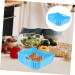Cabilock Fryer Silicone Mat Airfryer Baking Pans Oven Pot Silicone Pad for Under Air Fryer Non Stick Lining Blue 22X21CM - Buy Online on GoSupps.com