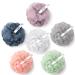 SYHZC Loofah Mesh Pouf Shower Puff for Women and Men Soft Shower Pouf Exfoliating Bath Scrunchie Multi Pack Body Puff