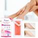 Wax Strips for Hair Removal - 20 Pieces for Face & Body | Home Use for Eyebrows Neck Bikini Legs & More - Lingjiong Red - Buy Online on GoSupps.com