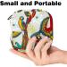 Buy Large Phoenix & Flower Menstrual Cup Bags | Colorful Zipper Storage for Tampons Panty Liners & More - International Shipping Available - Buy Online on GoSupps.com