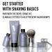 Bevel Men's Safety Razor Shaving Kit - Double Edge Razor, Vegan Brush, Stand - Buy Online on GoSupps.com