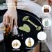 Geeric Gua Sha & Jade Roller Set | Natural Green Facial Massager for Fine Lines Edema & Eye Swelling Relief | International Shipping Available - Buy Online on GoSupps.com