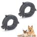 Longhao 2 PCs waterproof dog flea collar tick protection for dogs tick collar for dogs and cats dog collar adjustable unit size feed dogs and cats of all sizes and breeds 62cm