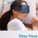 Lewis N. Clark Big Wrap Eye Mask - Travel Sleep Aid for Airplane & Hotel - Blue - Buy Online on GoSupps.com