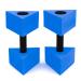 Trademark Innovations 12" Triangular Aquatic Exercise Dumbells - Set of 2 - for Water Aerobics Blue