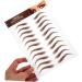 Beavorty 20 Sheets Eyebrow Stickers Authentic Eyebrow Makeup Eyebrow Simulation Eyebrow Fake Eyebrows 1 count (Pack of 1) Brownx4pcs - Buy Online on GoSupps.com