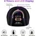 MainPi 256W UV LED Nail Lamp - Professional Nail Dryer with 57 Lamp Beads, 4 Timers, Auto Sensor, LCD Display - Fast Gel Polish Curing (Black) - Buy Online on GoSupps.com