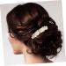 Ipetboom Alloy Rhinestone Hair Comb Wedding Hair Clip Pearl Clips for Hair Wedding Headpiece for Bride Diamond Headpiece Tiara Bridal Headdress Bridesmaid Crystal Accessories Rhinestones - Buy Online on GoSupps.com