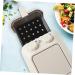 Alipis 1pc Air Fryer Pad Airfryer Air Fryers Round Baking Pan Reusable Kitchen Supply Placemat Food Grade 19X19X0.2cm Black - Buy Online on GoSupps.com