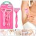 RoutinFly Women's Face & Body Spa Razor - Best Hair Removal Tool for Bikini & Armpit - Slipproof Travel Set - Buy Online on GoSupps.com