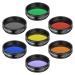 Neewer 1.25 inches Telescope Moon Filter, CPL Filter, 5 Color Filters Set(Red, Orange, Yellow, Green, Blue), Eyepieces Filters for Enhancing Definition and Resolution in Lunar Planetary Observation