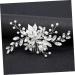 FRCOLOR bridal side comb wedding side comb wedding flower hair comb wedding hair accessories jewelry comb bride pearl hair comb wedding diamond comb bridal hair comb grace banquet crystal - Buy Online on GoSupps.com