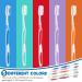100 Individually Wrapped Travel Toothbrushes | Soft Bristle Disposable Toothbrushes for Adults & Kids | Ideal for Hotels & Guests - Multi Color - Buy Online on GoSupps.com