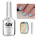 GAOY Cat Eye Gel Nail Polish 16ml Blue Nude Glitter Holographic Nail Polish with Magnet Reflective Translucent UV Gel 2408 Mermaid Tears