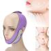 Qukaim Facial Slimming Strap Face Lifting Band V Line Elastic Graphene Breathable Adjustable Strap for Slimming Face Purple - Buy Online on GoSupps.com