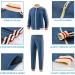 Dioxoib Men Track Suit Set | Long Sleeve Full-Zip Sweatsuit | Active Jacket & Pants | 2 Piece Outfit - Medium - Buy Online on GoSupps.com
