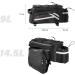 Frephy 14.5L Waterproof Bike Rear Rack Bag with Rain Cover - Ideal for Commuter and Trekking Bikes - Buy Online on GoSupps.com