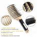Hairstreaq Detangling Brush - Boar Bristles - Curved Vented Design - Wet & Dry Hair - Gold Purple | For Women Men Kids - Buy Online on GoSupps.com