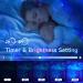 Galaxy Projector Star Light LED Ceiling Starry Skylight Night Sea Starlight Ocean Wave Space Music Projection Lamp Kid Bedroom Decoration Nursery Room Decor Teen Adult Boy Girl Birthday Gifts Remote - Buy Online on GoSupps.com