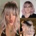 Noble Pink Ombre Wig with Bangs for White Women - Short Wavy Heat Resistant Synthetic Wig with Dark Roots - 12 Inch Dream Pink - Buy Online on GoSupps.com