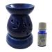 India Meets India Thanksgiving Handicraft Ceramic Essential Oil Diffuser and 10ml Lotus Essential Oil Aroma Diffuser Aromatherapy Diffusers Best Gifting Made by Awarded Indian Artisan