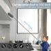 Extendable Microfiber Feather Duster - 100 inch Long Handle Dusting Tool for All-Round Home Cleaning - Gray - Buy Online on GoSupps.com