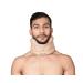 WC- Soft Cervical Collar Adjustable Collar Neck Support Brace, Neck Support Soft Neck Collar Neck Brace for Neck Pain and Support for Women & Men-Large Beige Large