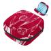 Storage bags for women's bandages red color dwarfs tulips flowers portable menstrual pads panty liners tampons women's bandages storage holder for women school office multicolored 09