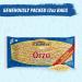 Chuster Orzo Pasta | Bulk Pack of 5 | All Natural Rice-Shaped Noodles for Soups, Salads, Stews & Sides | Cooks in 10 Minutes! | Cholesterol-Free, Kosher, Low Fat, High Fiber - Buy Online on GoSupps.com