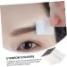 Beatifufu 6pcs Eyebrow Stickers Makeup Brow Sticker Imitation Eyebrow Sticker Hair Water Transfer Paper 6X1X0.1CM Brown - Buy Online on GoSupps.com