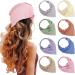 scicent Headbands for Women 4 Pieces Solid Hair Scarf Elastic Hair Kerchief Boho Triangle Bandana Headscarf Solid Color Hairband Hair Scarves for Teen Girls - 23808 - Buy Online on GoSupps.com