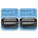 Series 5/6 53B Replacement Head for Braun Electric Foil Shaver Compatible with New Generation Braun Razors 5020cs 5018s 5035s 5049cs 5050cs 6020s 6040cs 6075cc 6072cc 6090cc