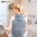 Newsumit Heating Cushion for Neck & Back Pain Relief | 3 Temperature Levels | Rapid Warm-Up | 90min Auto Shut-Off | 63x42cm - Buy Online on GoSupps.com