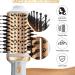 Plavogue Dual Voltage Hair Dryer Brush Volumizer - One-Step Hot Air Brush for Travel & Salon Blowouts - Negative Ionic Technology - International Upgraded Version - White Gold - Buy Online on GoSupps.com