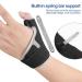 Buy Thumb Brace for Arthritis Pain & Support - Breathable Spica Splint for Carpal Tunnel Relief & Tendonitis - Adjustable Fastener (Black - Buy Online on GoSupps.com