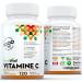 PlantVital Vitamin C 1000mg MAXIMUM STRENGTH. 120 Vegan Capsules Canadian Made Vit C Supplements helps support immune system collagen & connective tissue formation maintenance of bones teeth & gums (1 Bottle) 120 count (Pack of 1) - Buy Online on GoSupps.com