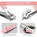 RedFlow 8-in-1 Manicure Set - Professional Nail Clippers for Travel & Home Use - Fingernail & Toenail Tools (Pink - Buy Online on GoSupps.com