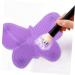 1pc Silicone Scrub Pad - Makeup Brush Cleaner Tray | Portable Beauty Brush Cleaning Instrument in Purple - Buy Online on GoSupps.com