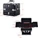 Joligrace Professional Travel Makeup Train Case with Drawer - Black - Buy Online on GoSupps.com