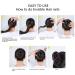 Hair Network Bun Dutt Nets - 20 Invisible Hair Bun Accessories & 50 U-Shape Styling Tools for Dancers & Girls - Buy Online on GoSupps.com