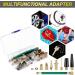 32-Piece Bicycle Valve Adapter Set | DV SV AV French Valve Adapters & Air Pump Compatible | Complete Kit with Storage Box - Buy Online on GoSupps.com