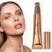 REMEK Cheek Stick | 15ml Universal Cheek Cream Blush - Face Stick Lip and Cheek Stick Moist Lips Professional Makeup with Air Mattress Applicator 3#